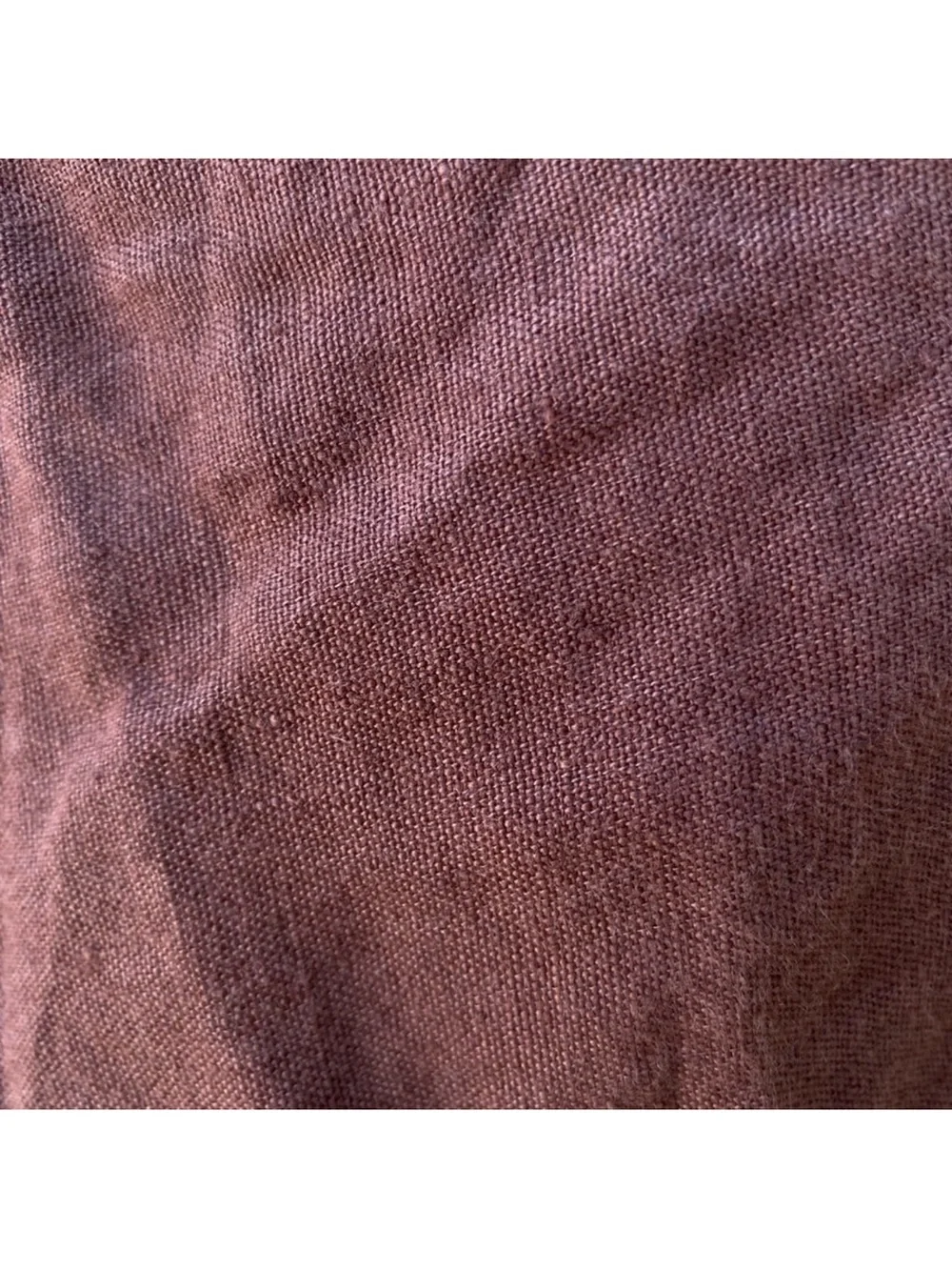 Parachute Linen quilt in Chocolate Brown